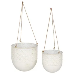 2 cache-pots suspendus