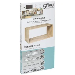1 Étagère rectangulaire Mix Nature