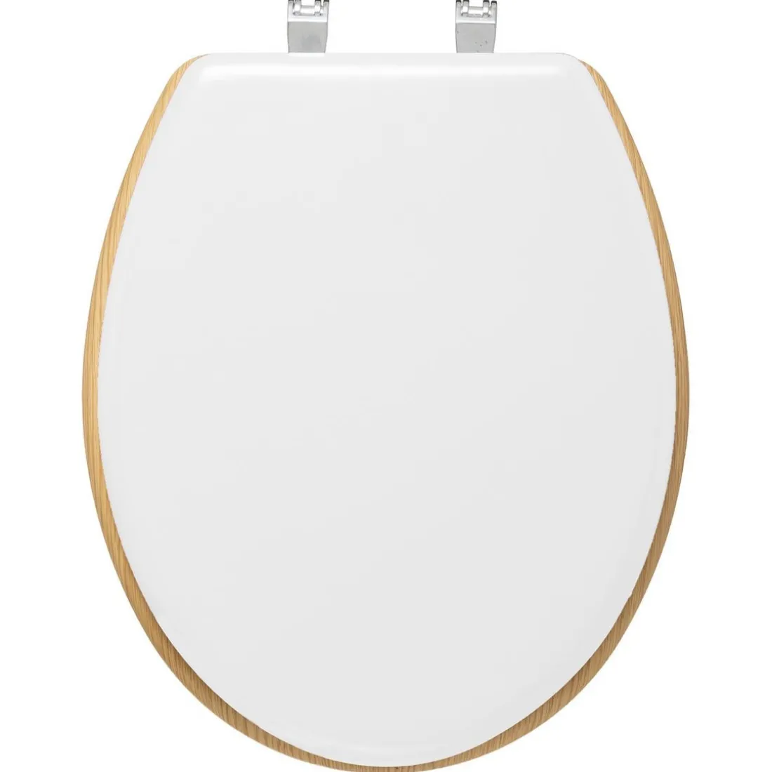 Abattant Bois + Zinc Blanc Modern