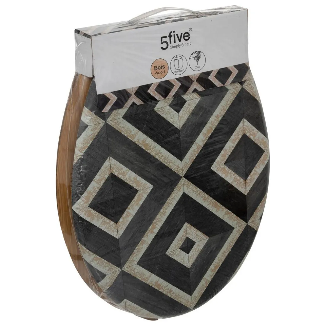 Abattant Canvas Noir