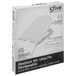 Abattant WC ultra fin blanc