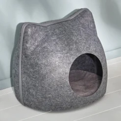 Abri pour chat en Textile Chatoune Gris