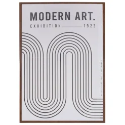 Affiche encadrée Adem noir et blanc