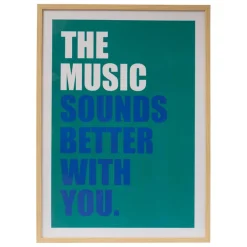 Affiche encadrée Darius vert cèdre