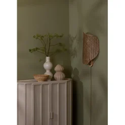 Applique murale Kinabalu bambou abat-jour naturel marron