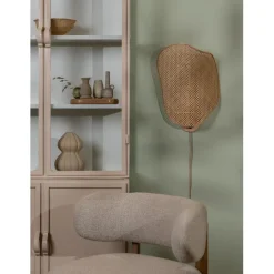 Applique murale Kinabalu bambou abat-jour naturel