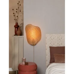 Applique murale Kinabalu bambou abat-jour naturel