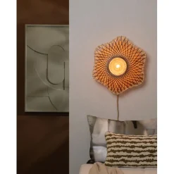 Applique murale Madura bambou naturel marron