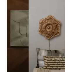 Applique murale Madura bambou naturel marron