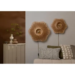 Applique murale Madura bambou naturel marron