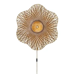 Applique murale Madura bambou naturel marron