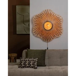 Applique murale Madura bambou naturel marron