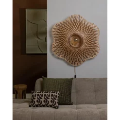 Applique murale Madura bambou naturel marron