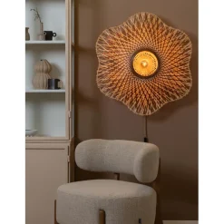 Applique murale Madura bambou naturel marron