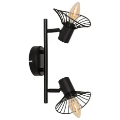 Applique murale/plafonnier Adelia noir