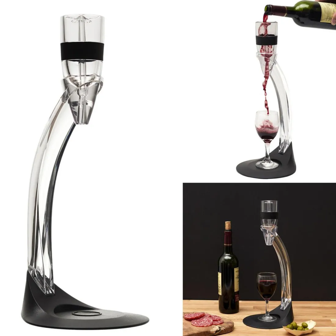 Aérateur De Vin Avec Support M6