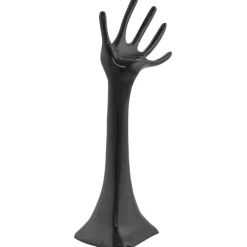 Arbre à bijoux 'MANO' en aluminium peint noir