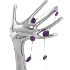 Arbre à bijoux 'MANO' en aluminium