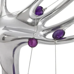 Arbre à bijoux 'MANO' en aluminium