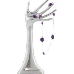 Arbre à bijoux 'MANO' en aluminium