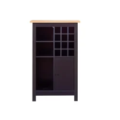 Armoire à bouteilles HELINA coloris noir