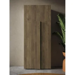 Armoire de couloir Jessie 2 Portes coloris chêne mercure L78 x H 187 cm