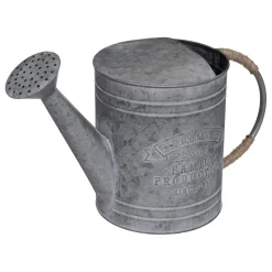 Arrosoir en métal zinc H 25 gris