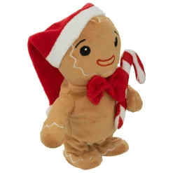 Automate de Noël pain d'épice mouvement et musique à piles