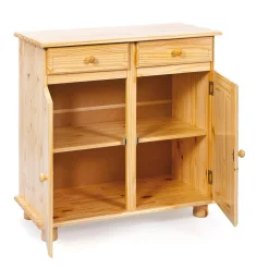 Bahut 2 portes en Pin massif PILOU