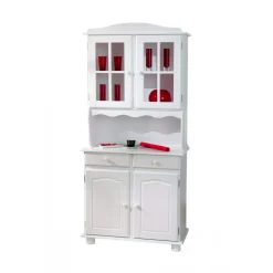 Bahut Vaisselier VALENCIA 2 Portes Blanc