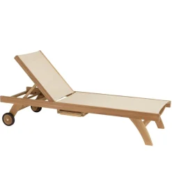 Bain de soleil textilène couleur beige