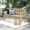 Banc de jardin Java en bois Teck