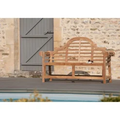 Banc de jardin Sumatra en bois Teck