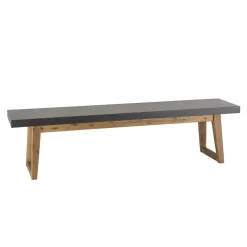 Banc effet béton foncé HECTOR