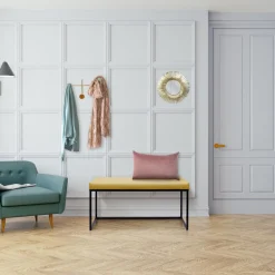 Banc Giulia Velours Cotele Jaune