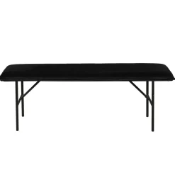 Banc Velours Noir LUCCE