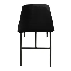 Banc Velours Noir LUCCE