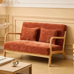 Banc-banquette OHAMA style scandinave en hévéa