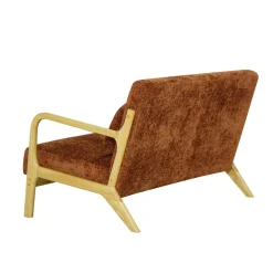 Banc-banquette OHAMA style scandinave en hévéa