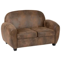 Banquette club Stanis 2 places Marron