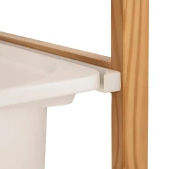 Bibliothèque 3 étagères Bako blanc