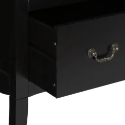 Bibliothèque 1 Tiroir CHRYSA Noir