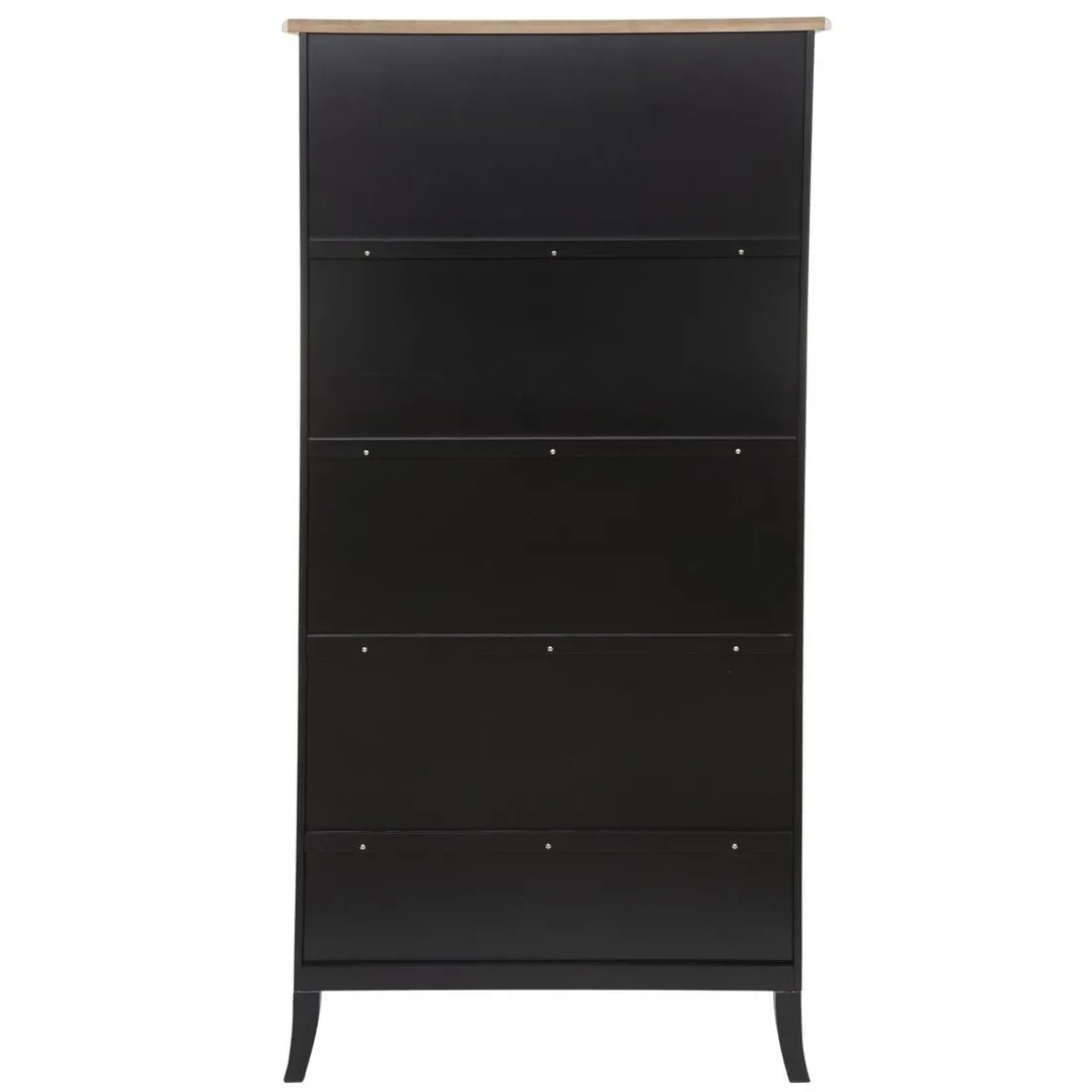 Bibliothèque 1 Tiroir CHRYSA Noir