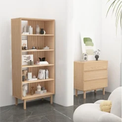 Bibliothèque 180cm naturel