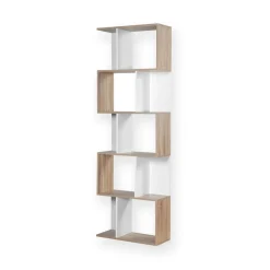 Bibliothèque Multi-cases Décor Bois Blanc