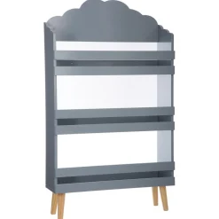 Bibliothèque nuage gris 3 étagères