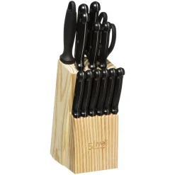 Bloc 11 couteaux avec aiguisoir/ciseaux