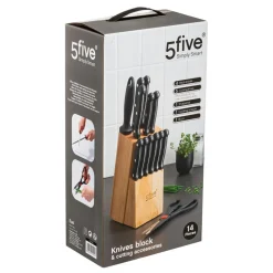 Bloc 11 couteaux avec aiguisoir/ciseaux