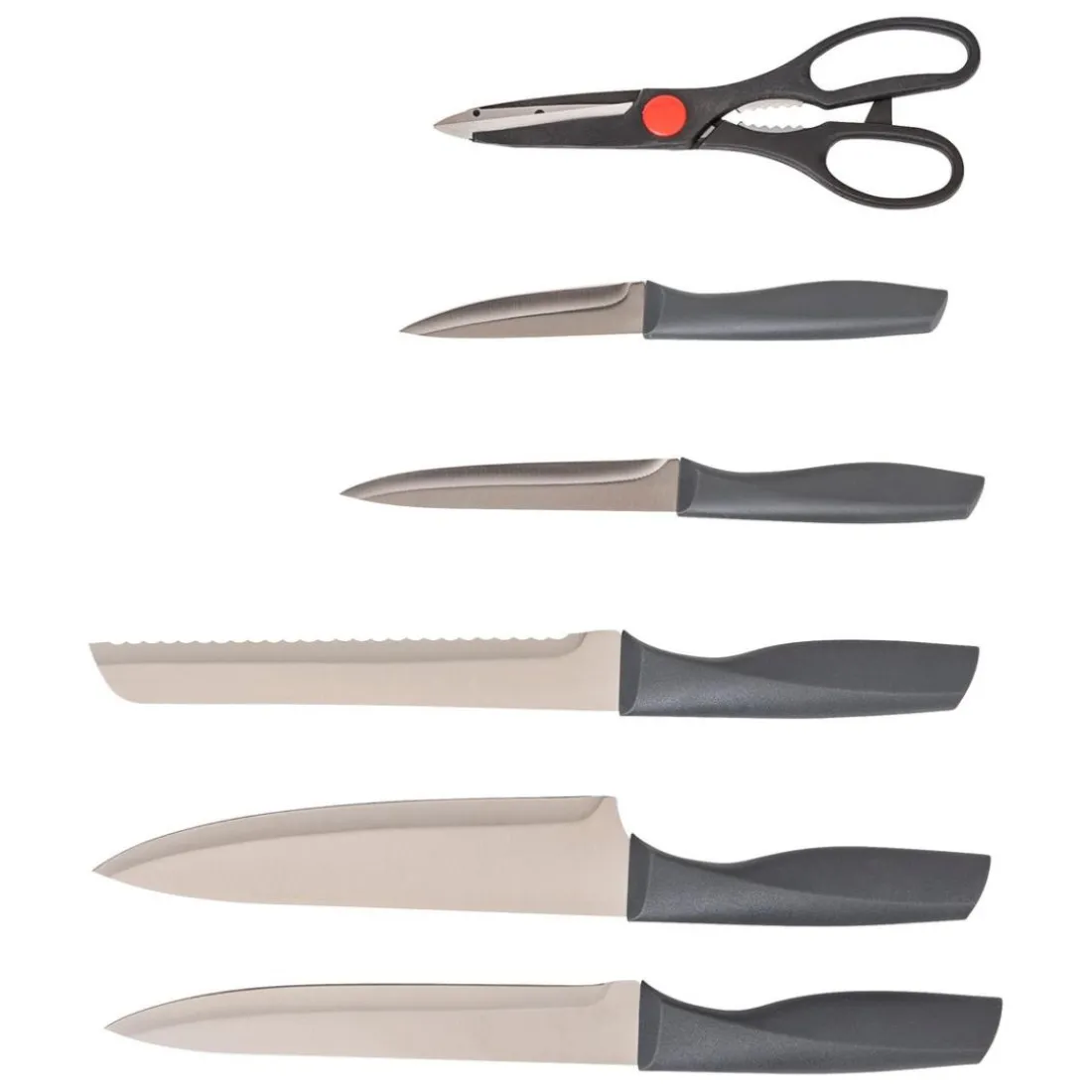 Bloc de 5 couteaux et ciseau