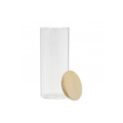 Bocal en verre et bambou 1.6L CIGLA